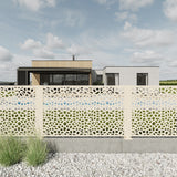 Zaunsystem mit Design DS-21 nach Maß angefertigt - ARTIG METALL