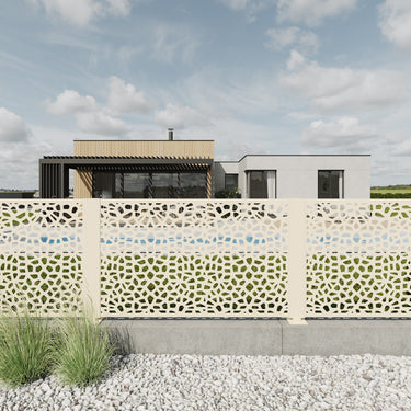 Zaunsystem mit Design DS-21 nach Maß angefertigt - ARTIG METALL