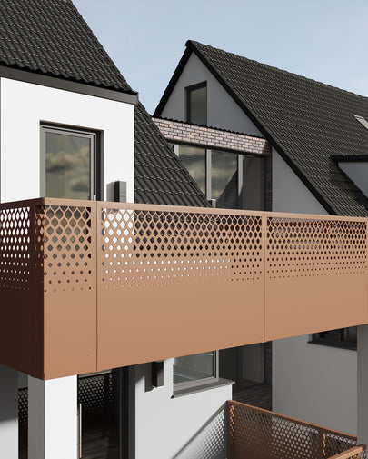 Balkongeländer mit Design DS-95 - ARTIG METALL