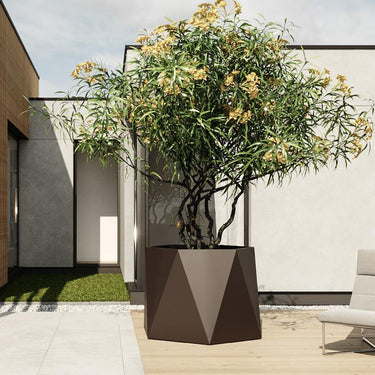 Metall-Pflanzgefäß HEXAGON - ARTIG METALL