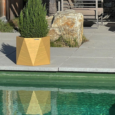 Metall-Pflanzgefäß HEXAGON - ARTIG METALL