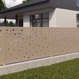 Zaunsystem mit Design DS-67 nach Maß angefertigt - ARTIG METALL