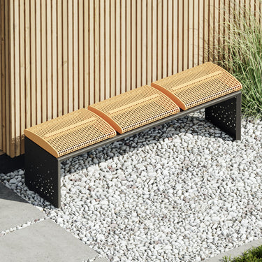 Metall Sitzbank BENDY LINE S-3 - ARTIG METALL