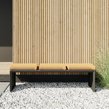 Metall Sitzbank BENDY LINE S-3 - ARTIG METALL