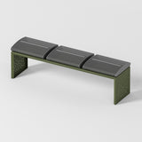 Metall Sitzbank BENDY LINE S-3 - ARTIG METALL