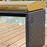 Metall Sitzbank BENDY LINE S-3 - ARTIG METALL