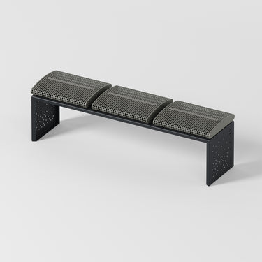 Metall Sitzbank BENDY LINE S-3 - ARTIG METALL