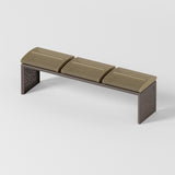 Metall Sitzbank BENDY LINE S-3 - ARTIG METALL