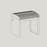 Metall Sitzbank BENDY LINE S-1 - ARTIG METALL