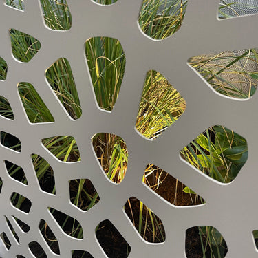 Zaunsystem mit Design DS-21 nach Maß angefertigt - ARTIG METALL