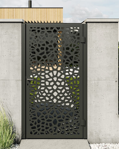 Alu garden gate design DS-21 height 200 cm, double cladding