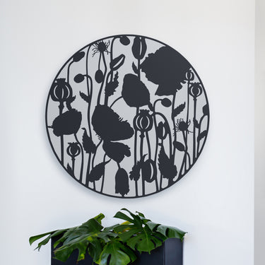 Metallbild Mohnblumen DS-34 - ARTIG METALL