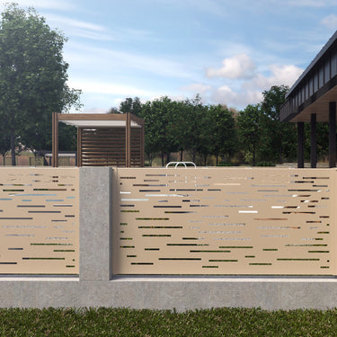 Zaunfelder mit Design DS-54 (Maßanfertigung) - ARTIG METALL