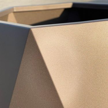 Metall-Pflanzgefäß HEXAGON - ARTIG METALL