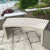 Sitzbank ONDA - ARTIG METALL