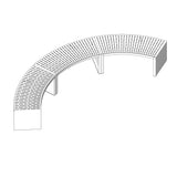 Sitzbank ONDA - ARTIG METALL