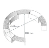 Sitzbank ONDA - ARTIG METALL
