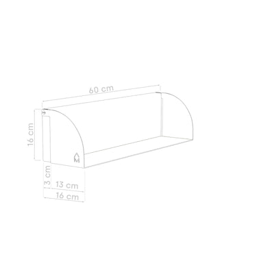 Wandregal R-7 - ARTIG METALL