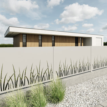 Zaunsystem mit Design DS-16 nach Maß angefertigt - ARTIG METALL