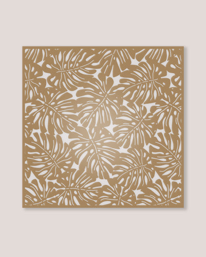 Metallbild Monstera DS-98