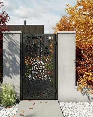 gartentür aluminium