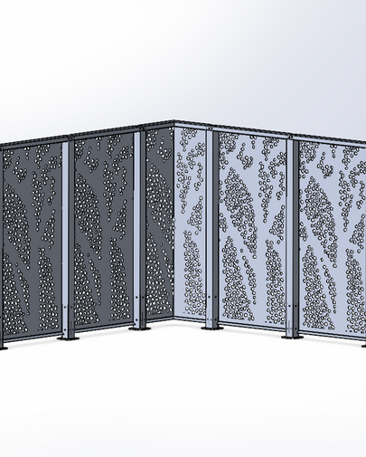 Paravento per terrazzo / Paravista design DS-101