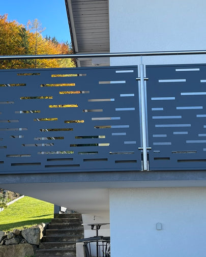 Aluminium Balkonverkleidung mit Design DS-56