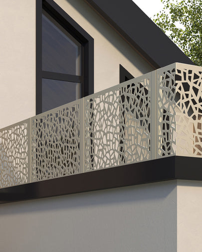 Aluminum balcony railing with design DS-1