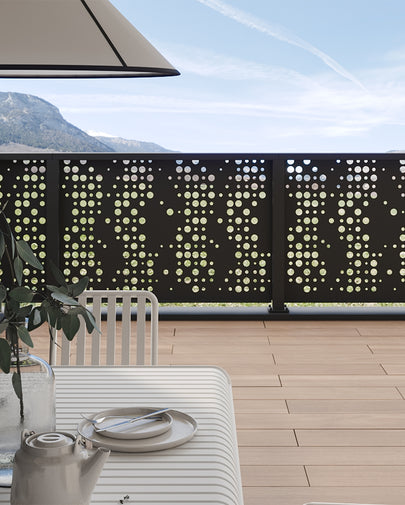 Balcony railing with design DS-105