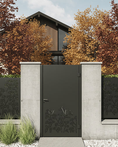 Alu garden gate design DS-142 height 200 cm