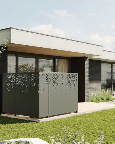 Windschutz  für Terrasse / Sichtschutz Design DS-48