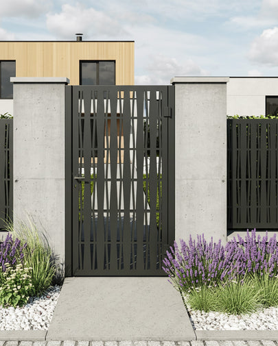 Alu garden gate design DS-9 height 200 cm