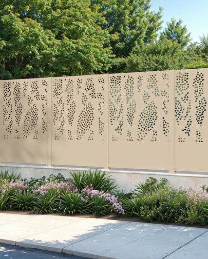 Aluminum fences with design DS-11