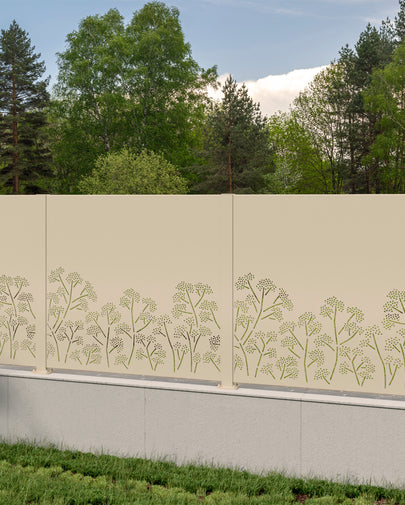 Aluminum fences with design DS-11